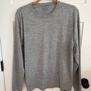 Patagonia Men's Heather Gray Long Sleeve Tee